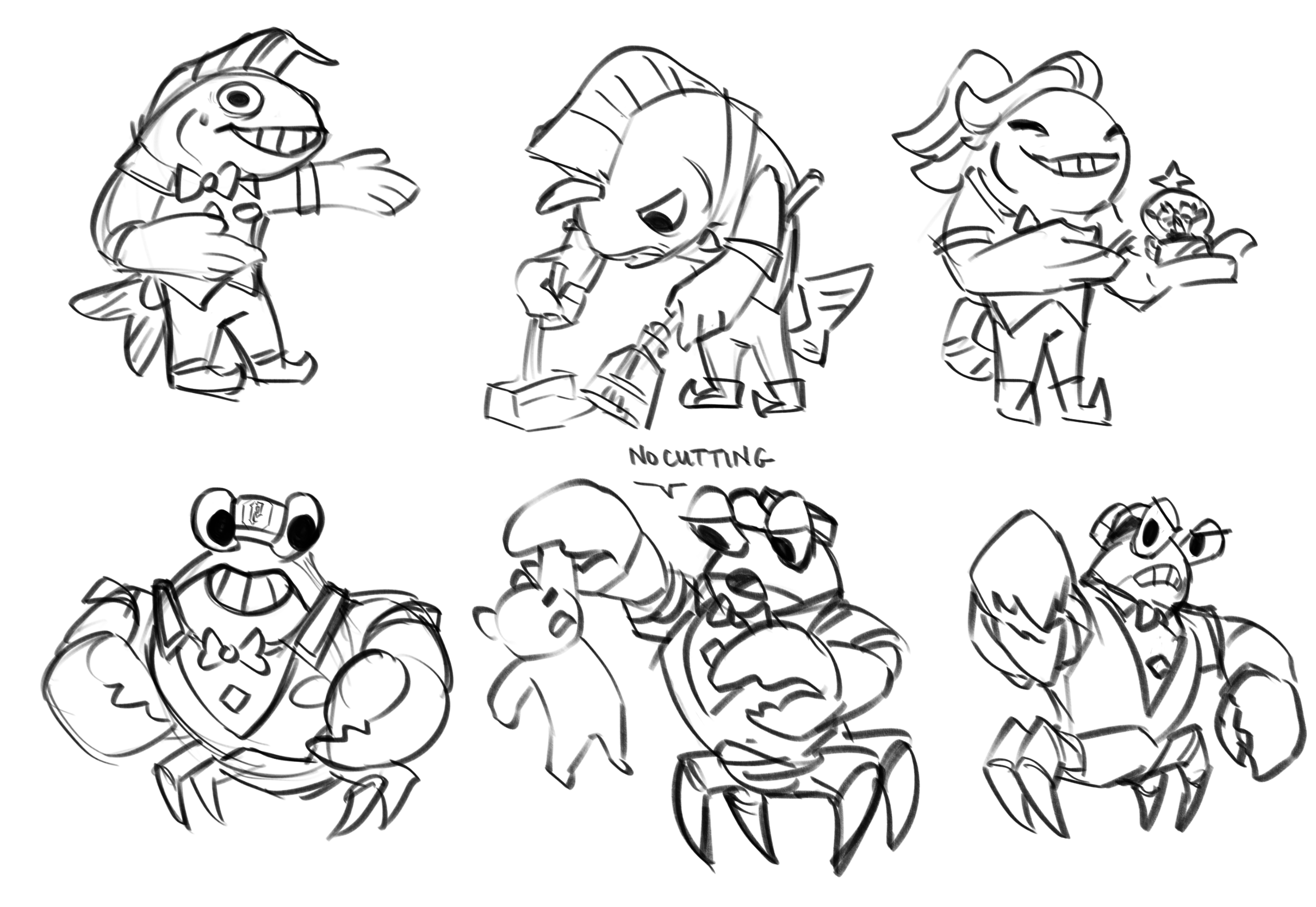 A couple of designs for Playfield Pier goonies (overworked and underpaid employees)