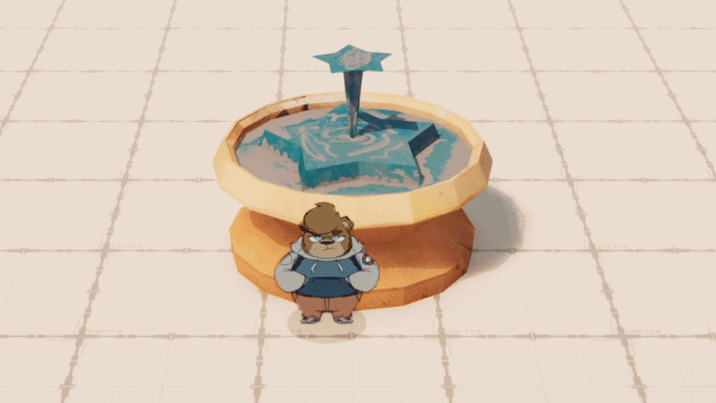 A cute fountain for Playfield Pier